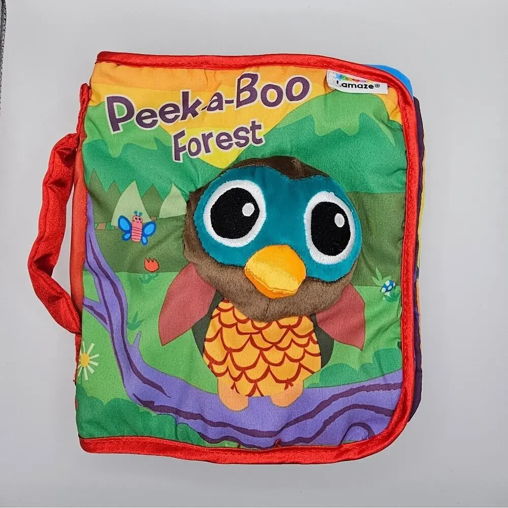 Cloth Baby Sensory Books Infant Lamaze Jellycat Peek A Boo Forest Fishy Tails